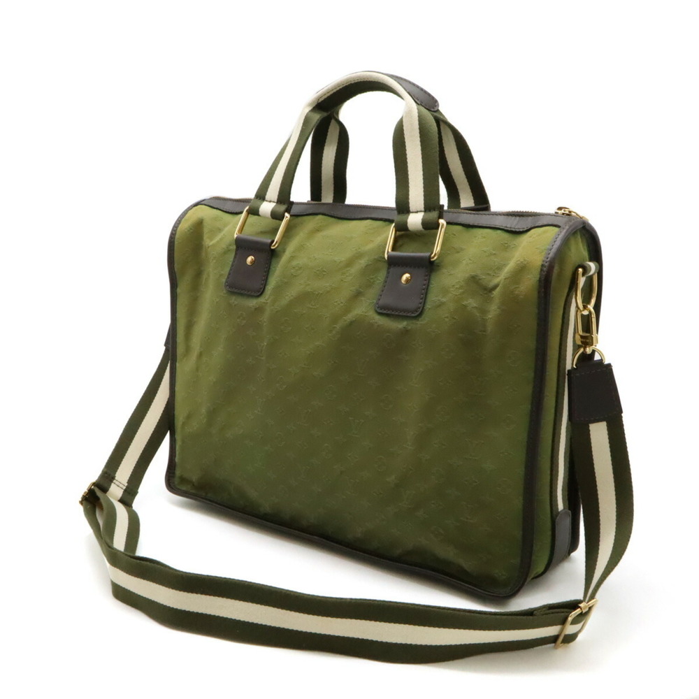 LOUIS VUITTON Monogram Sac Marie Kate Shoulder Bag Canvas Leather TST Khaki ⭐ - Picture 3 of 9